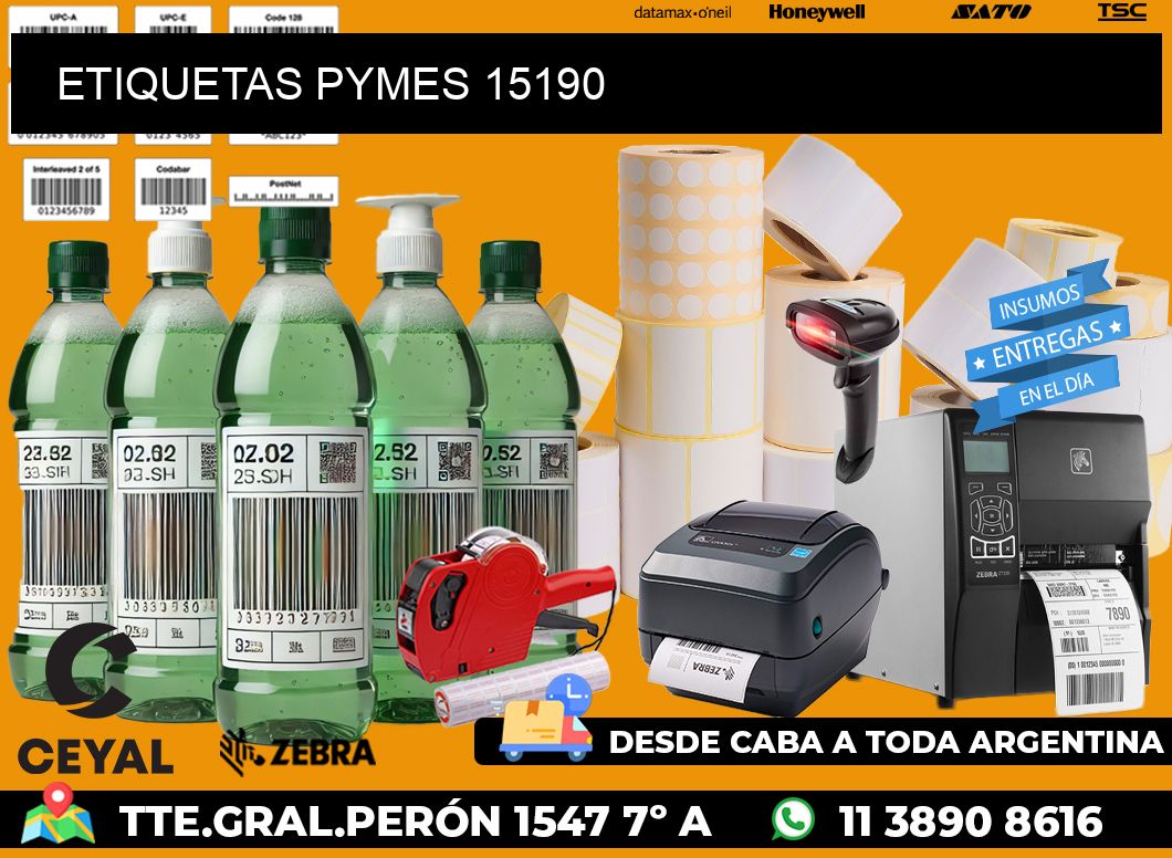 ETIQUETAS PYMES 15190