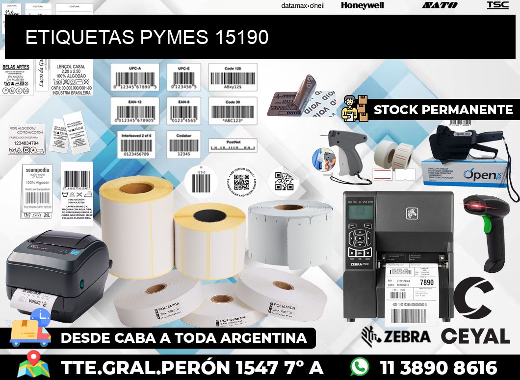 ETIQUETAS PYMES 15190