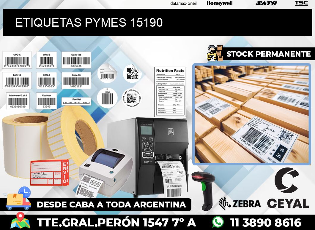 ETIQUETAS PYMES 15190