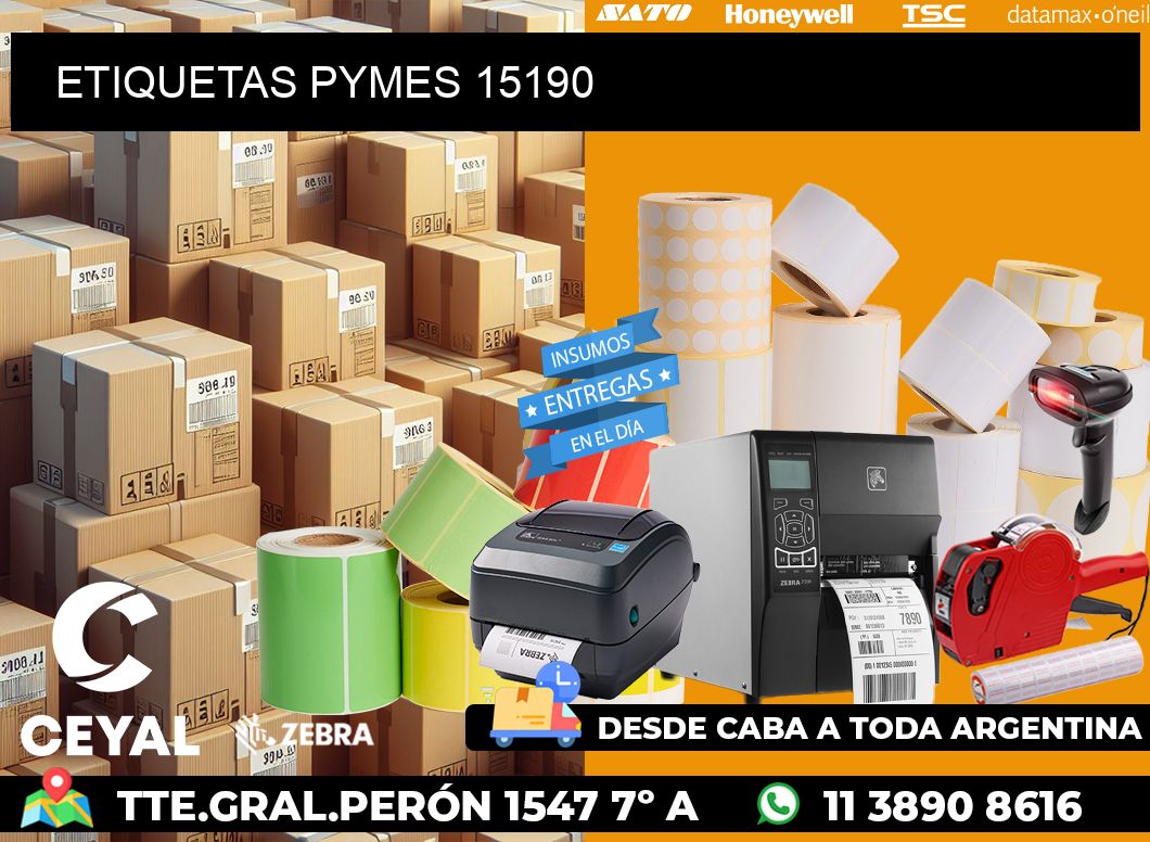 ETIQUETAS PYMES 15190