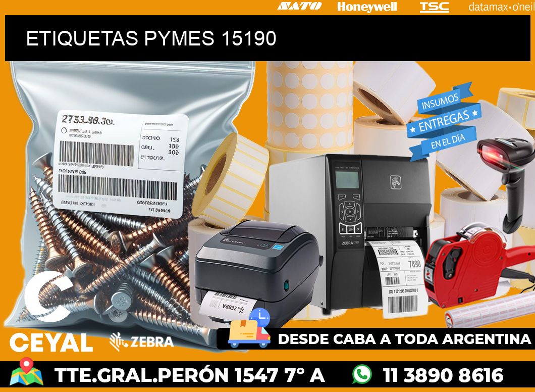 ETIQUETAS PYMES 15190