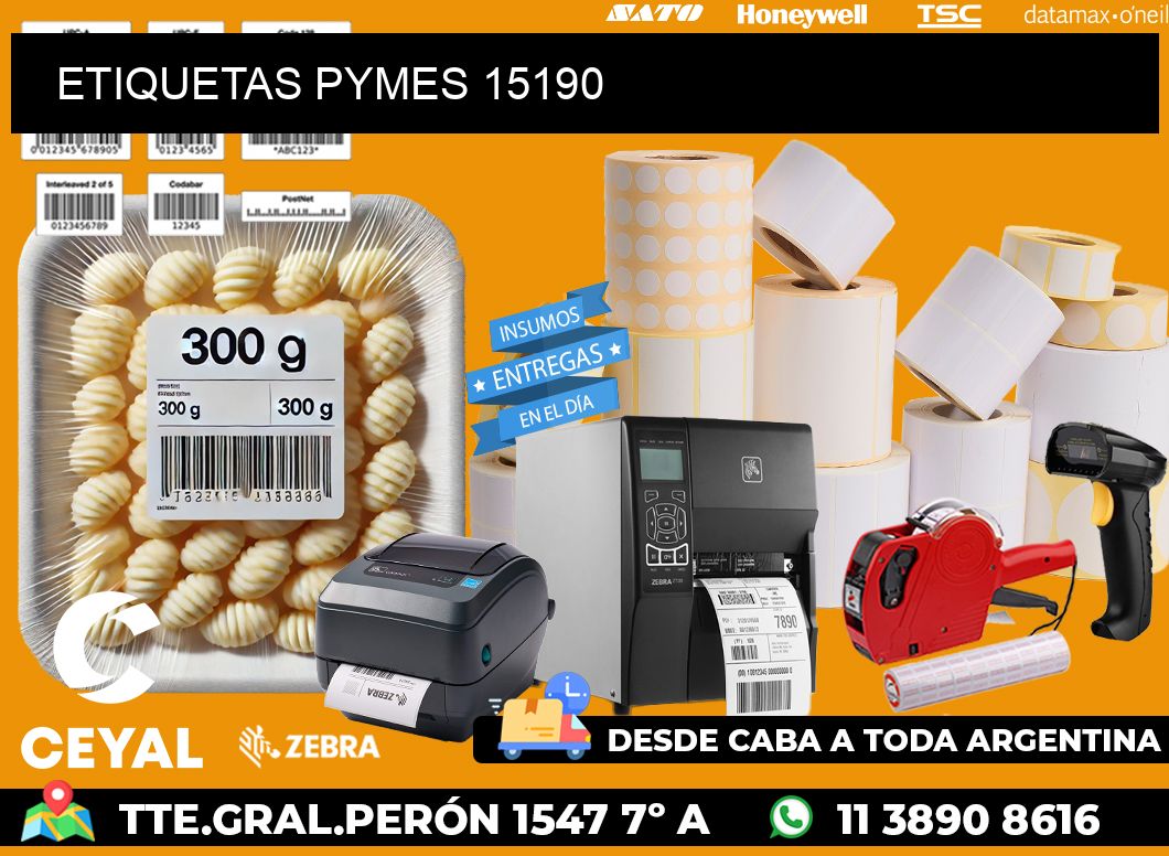 ETIQUETAS PYMES 15190