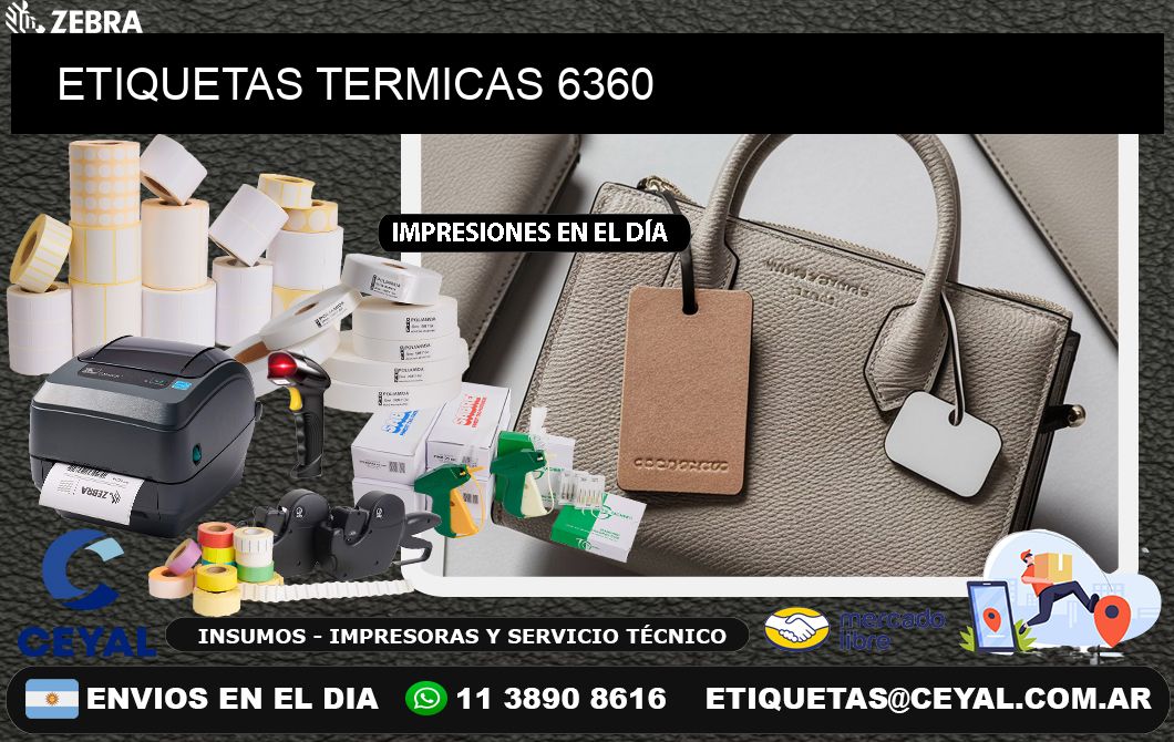 ETIQUETAS TERMICAS 6360