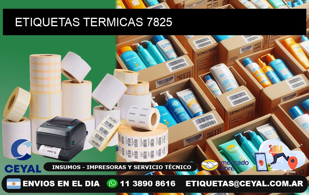 ETIQUETAS TERMICAS 7825