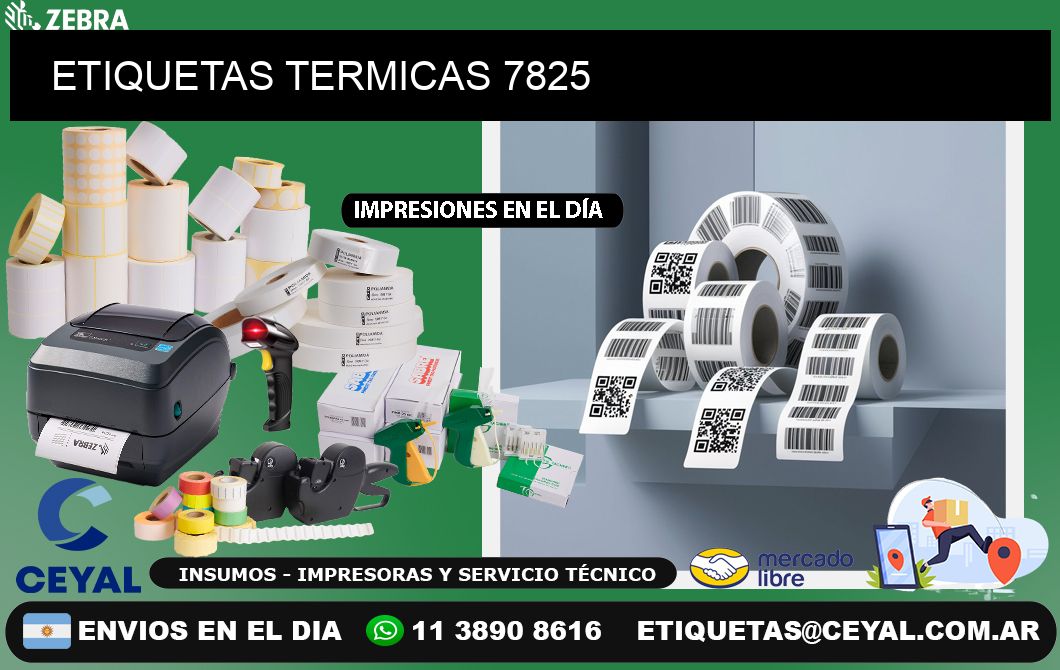 ETIQUETAS TERMICAS 7825