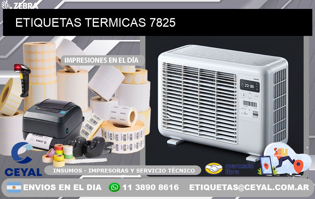 ETIQUETAS TERMICAS 7825