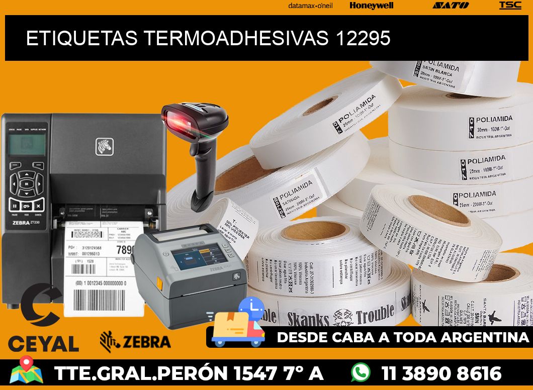 ETIQUETAS TERMOADHESIVAS 12295