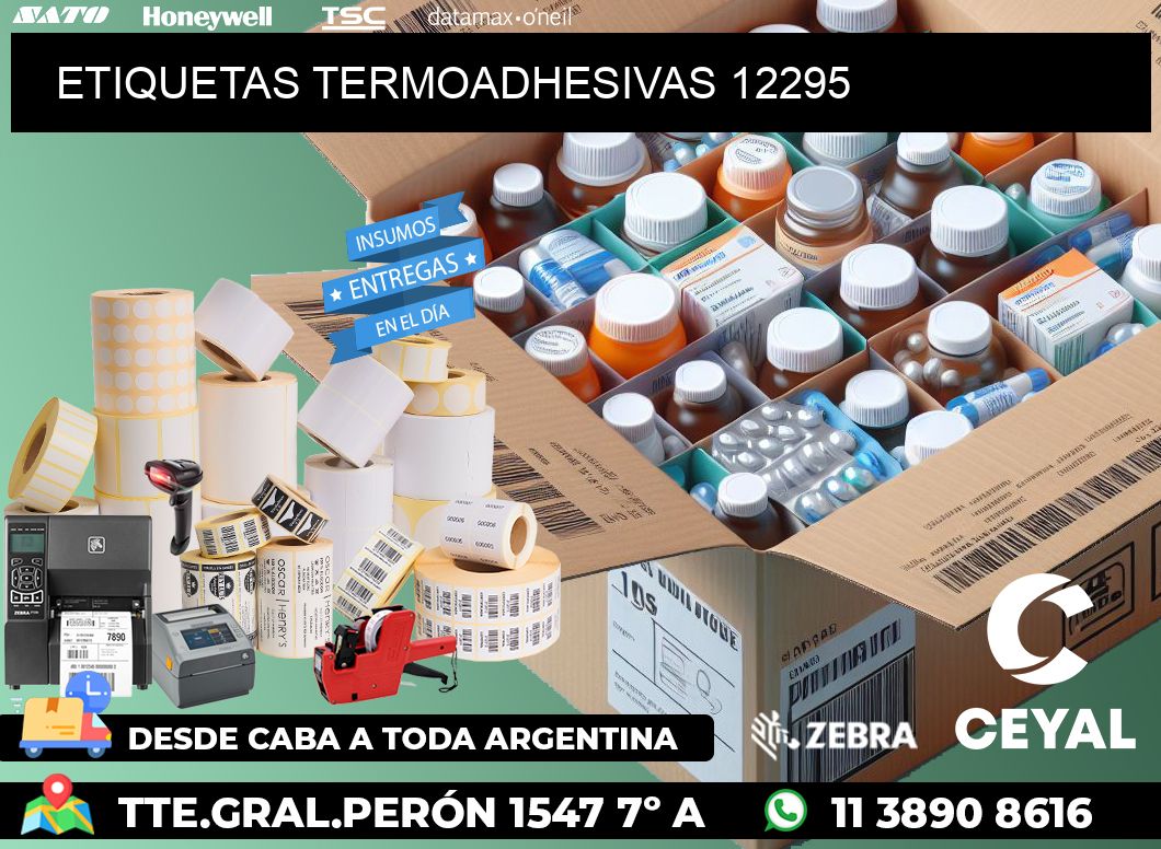 ETIQUETAS TERMOADHESIVAS 12295