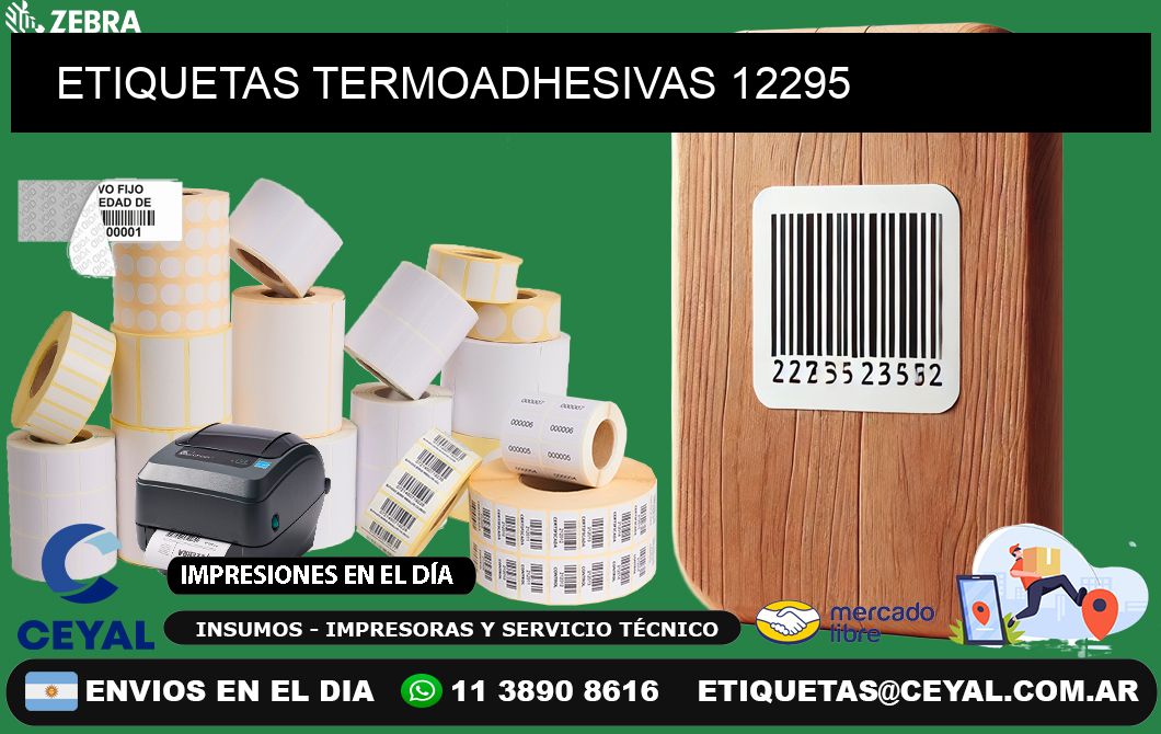 ETIQUETAS TERMOADHESIVAS 12295