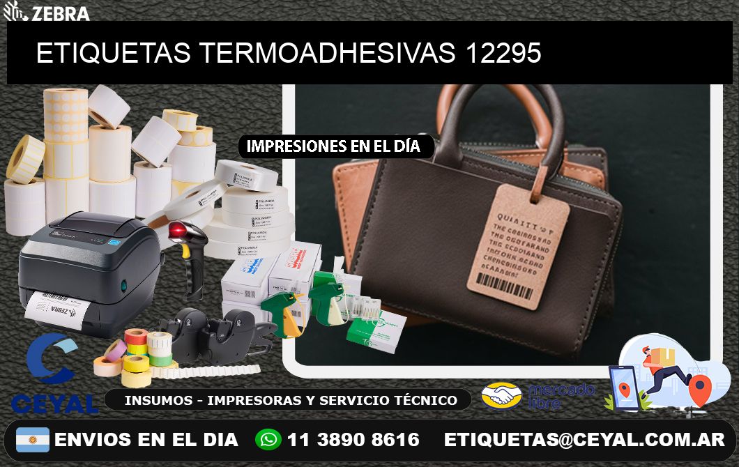 ETIQUETAS TERMOADHESIVAS 12295