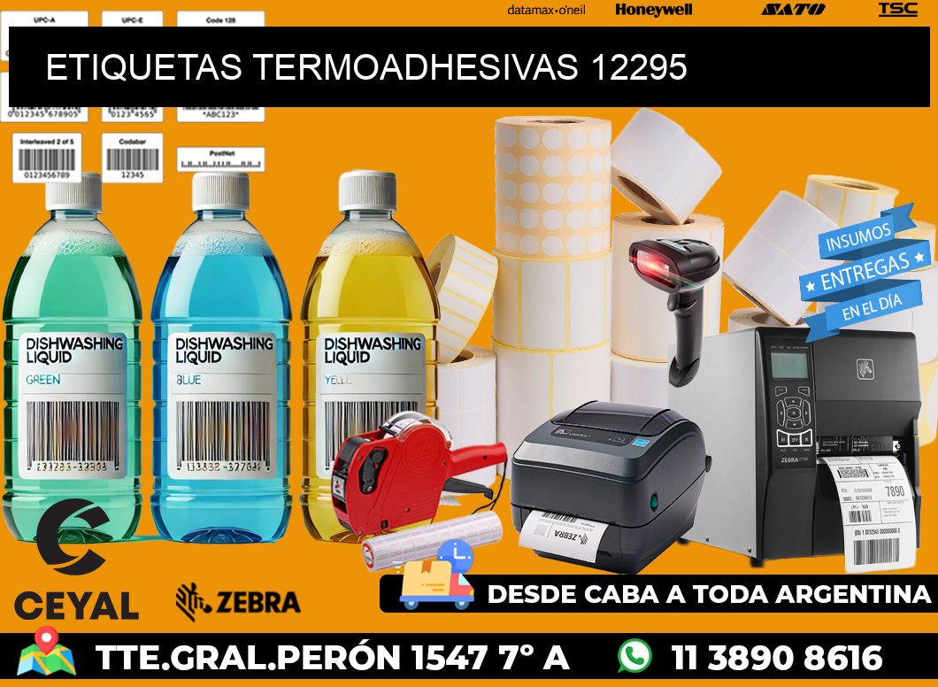 ETIQUETAS TERMOADHESIVAS 12295