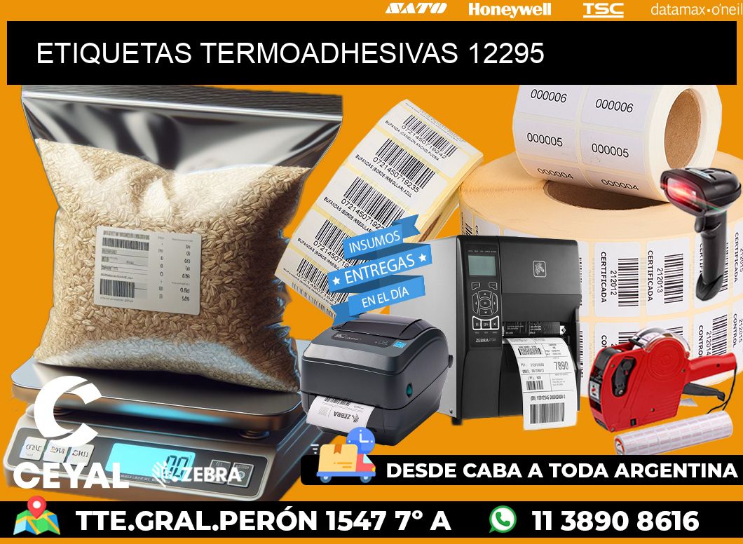 ETIQUETAS TERMOADHESIVAS 12295