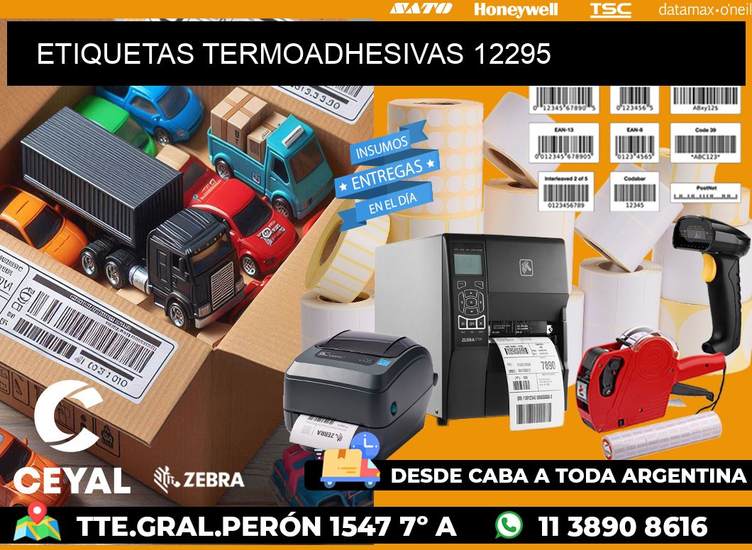 ETIQUETAS TERMOADHESIVAS 12295