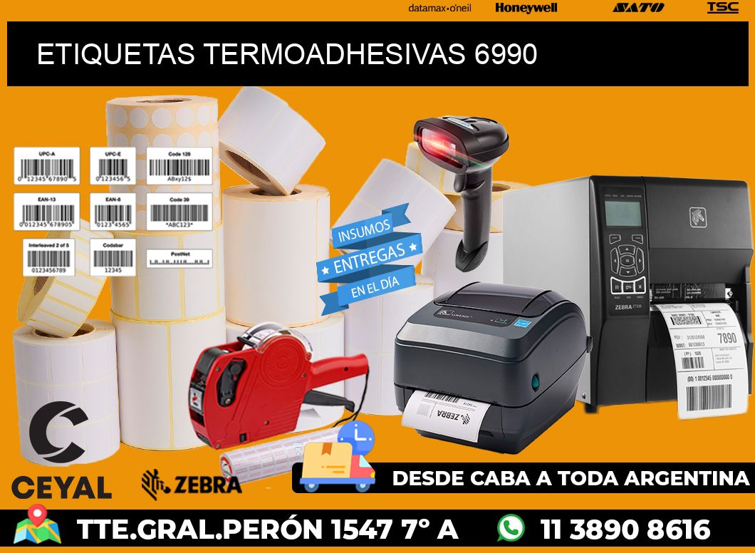 ETIQUETAS TERMOADHESIVAS 6990
