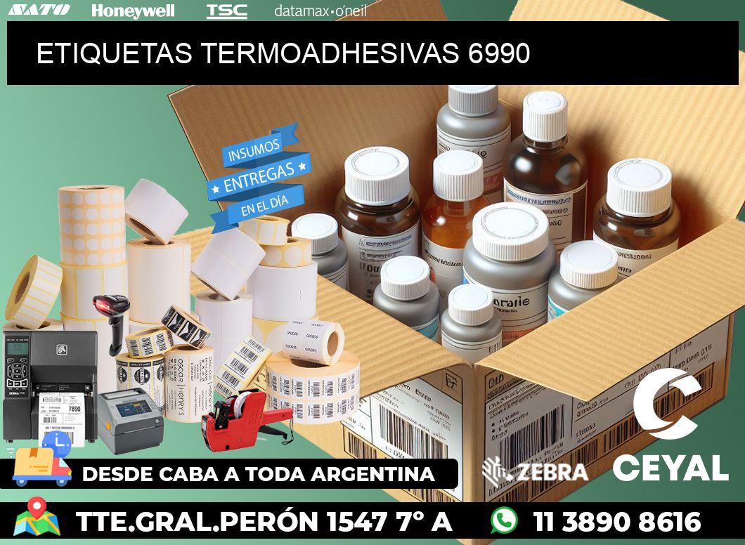 ETIQUETAS TERMOADHESIVAS 6990
