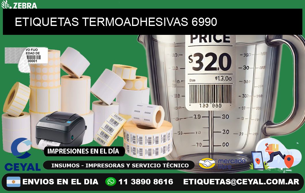ETIQUETAS TERMOADHESIVAS 6990