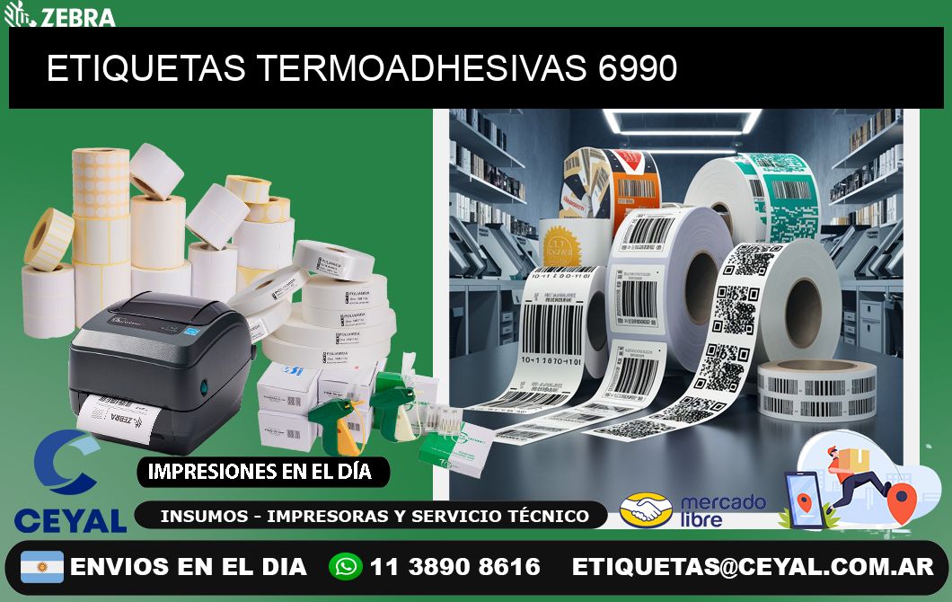 ETIQUETAS TERMOADHESIVAS 6990