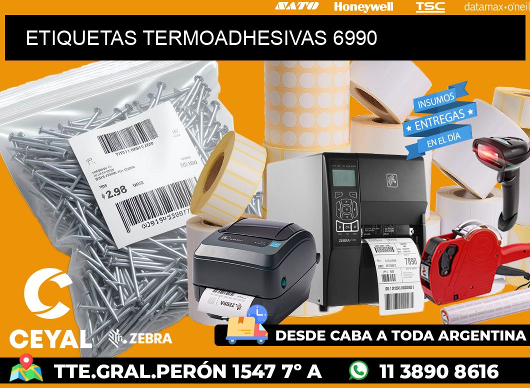 ETIQUETAS TERMOADHESIVAS 6990