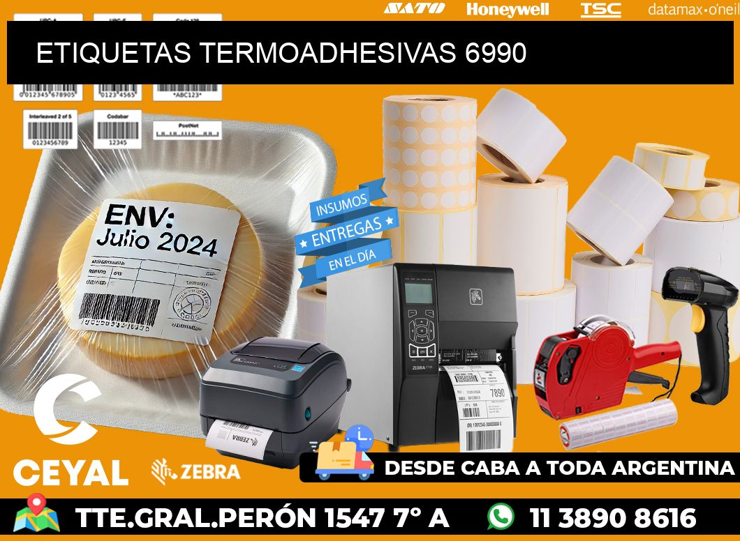 ETIQUETAS TERMOADHESIVAS 6990