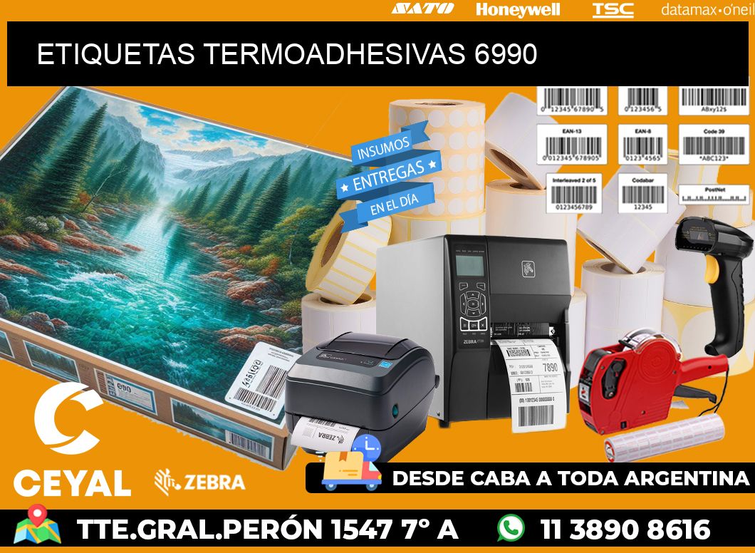 ETIQUETAS TERMOADHESIVAS 6990