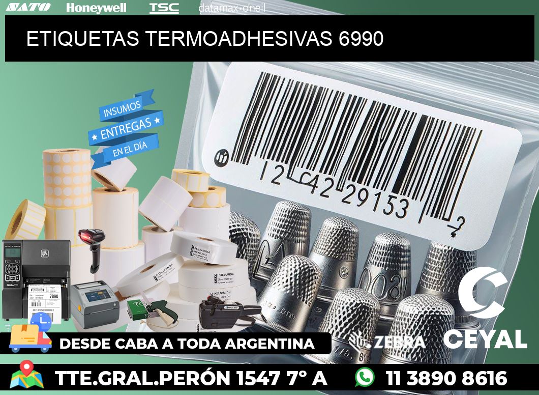 ETIQUETAS TERMOADHESIVAS 6990