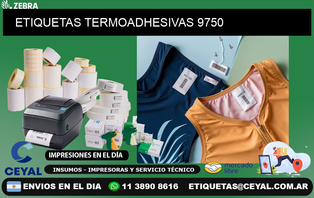 ETIQUETAS TERMOADHESIVAS 9750