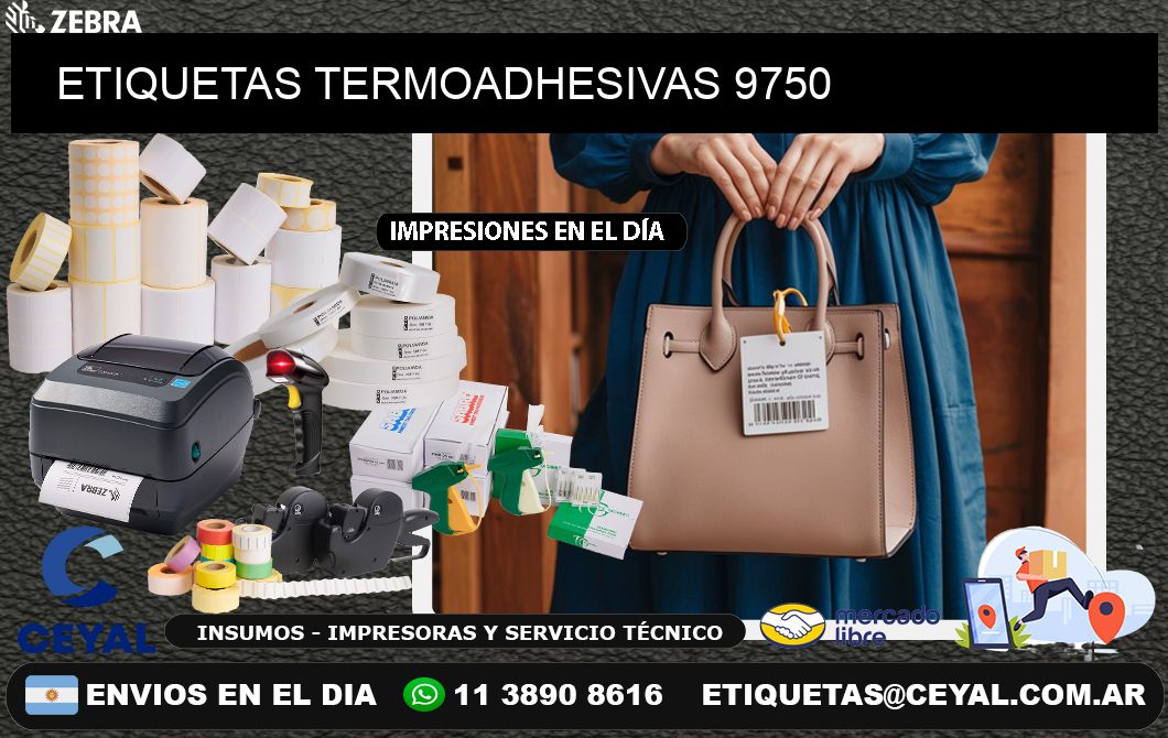 ETIQUETAS TERMOADHESIVAS 9750