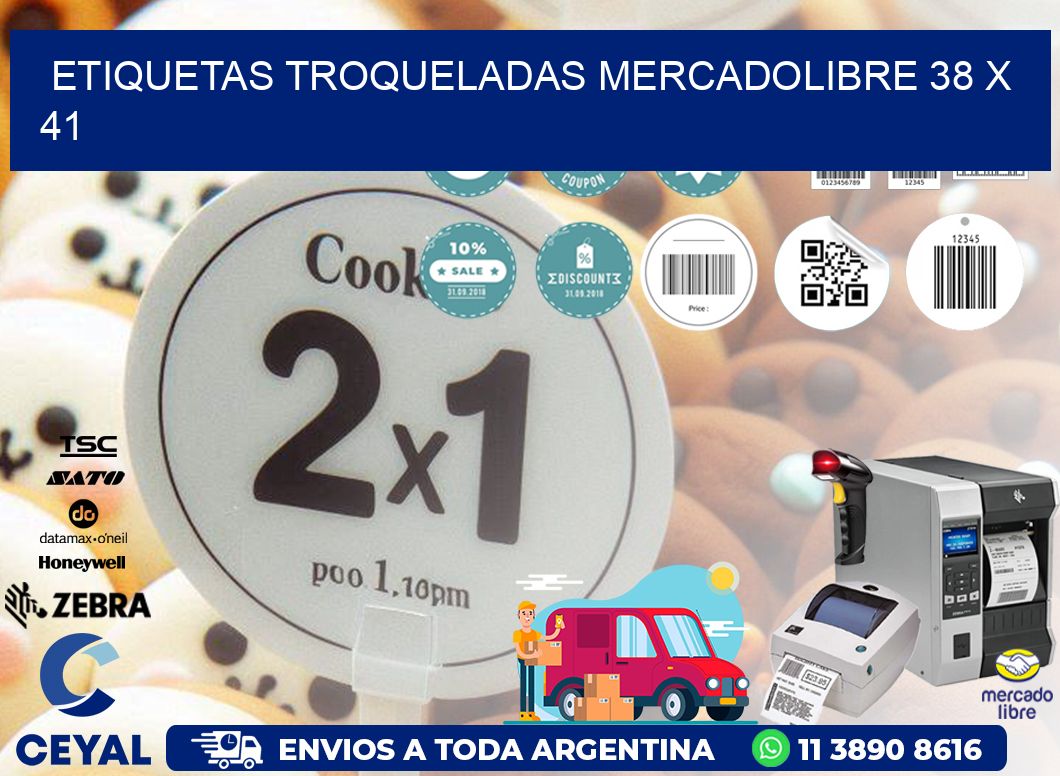 ETIQUETAS TROQUELADAS MERCADOLIBRE 38 x 41