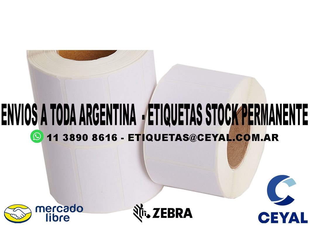 ETIQUETAS TROQUELADAS MERCADOLIBRE 45 x 51