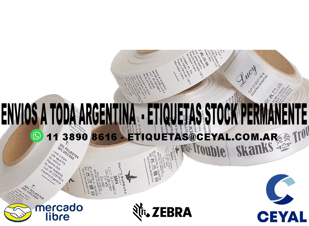 ETIQUETAS TROQUELADAS MERCADOLIBRE 46 x 70