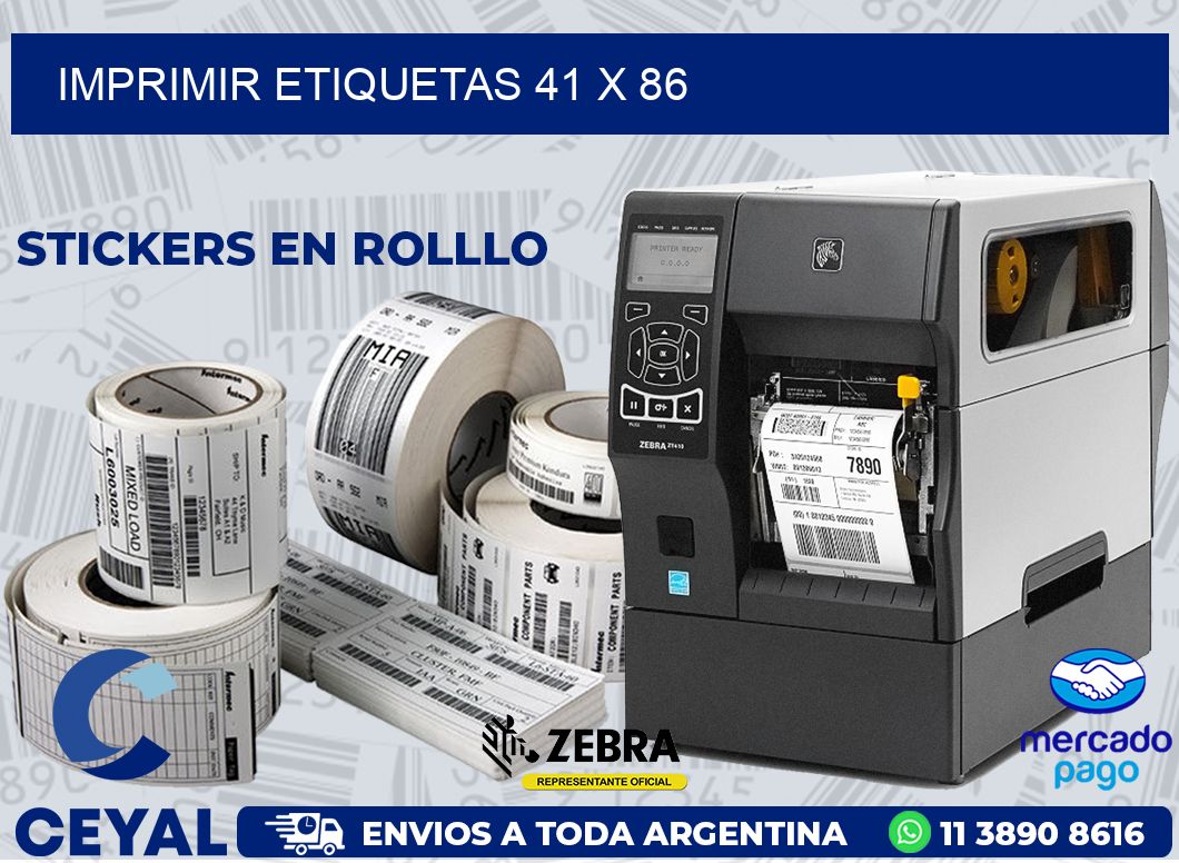 IMPRIMIR ETIQUETAS 41 x 86