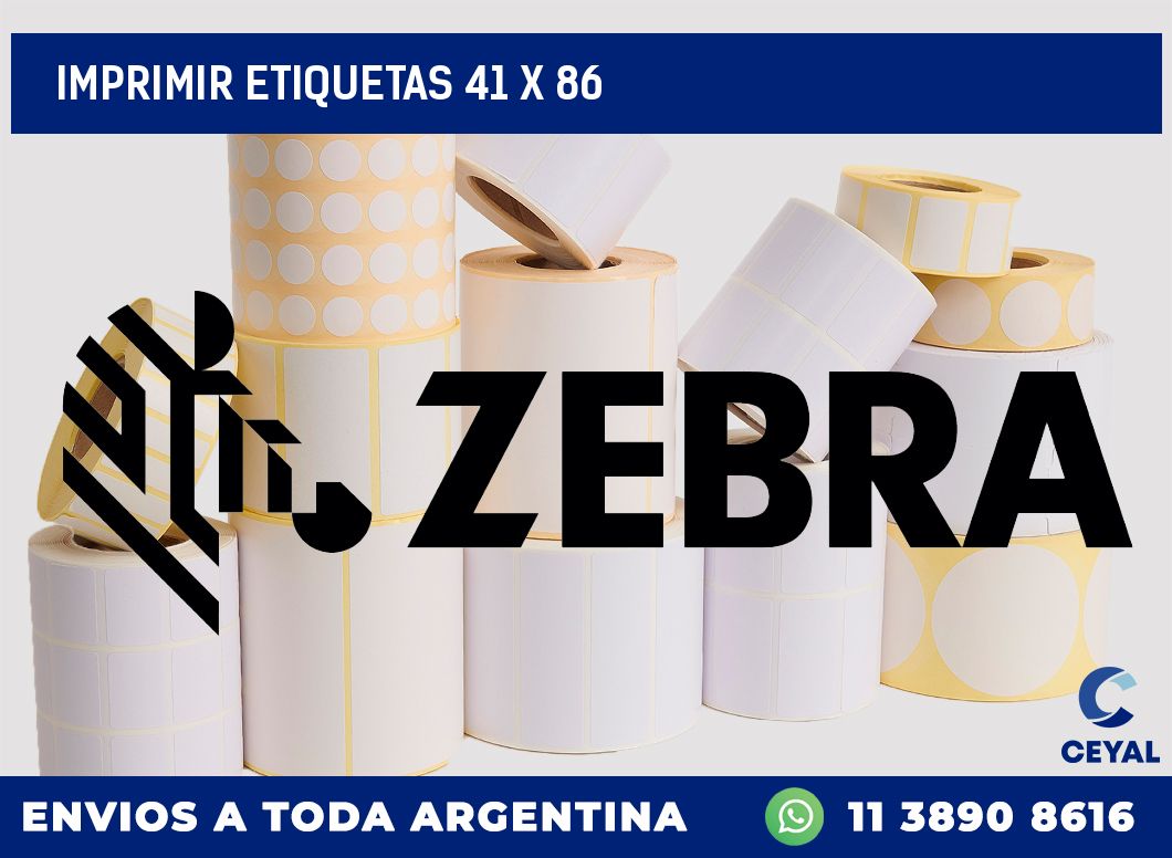 IMPRIMIR ETIQUETAS 41 x 86