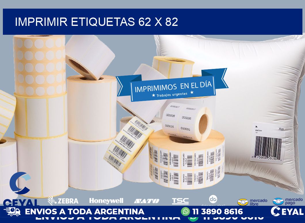 IMPRIMIR ETIQUETAS 62 x 82