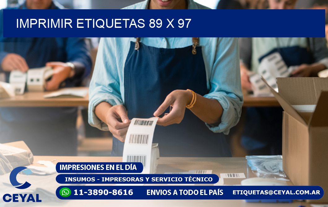 IMPRIMIR ETIQUETAS 89 x 97
