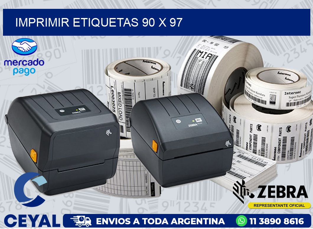 IMPRIMIR ETIQUETAS 90 x 97