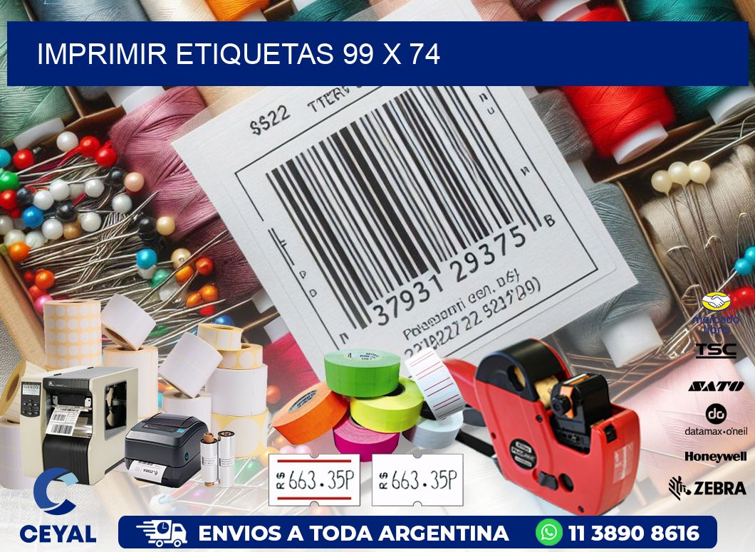 IMPRIMIR ETIQUETAS 99 x 74