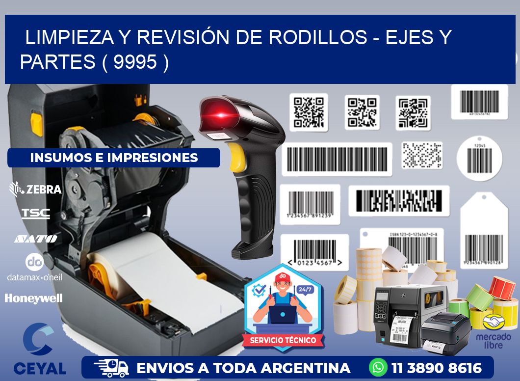 LIMPIEZA Y REVISIÓN DE RODILLOS - EJES Y PARTES ( 9995 )