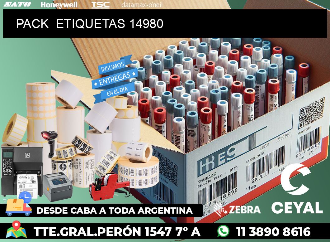 PACK ETIQUETAS 14980