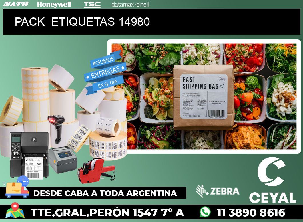 PACK ETIQUETAS 14980