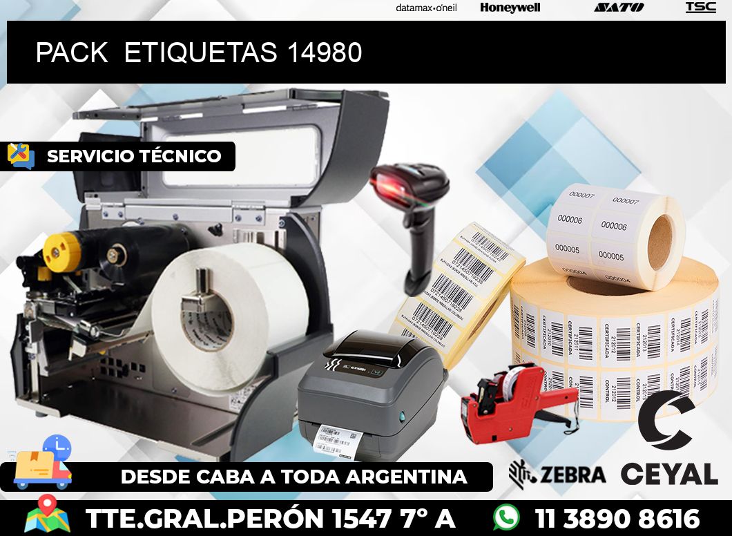 PACK ETIQUETAS 14980