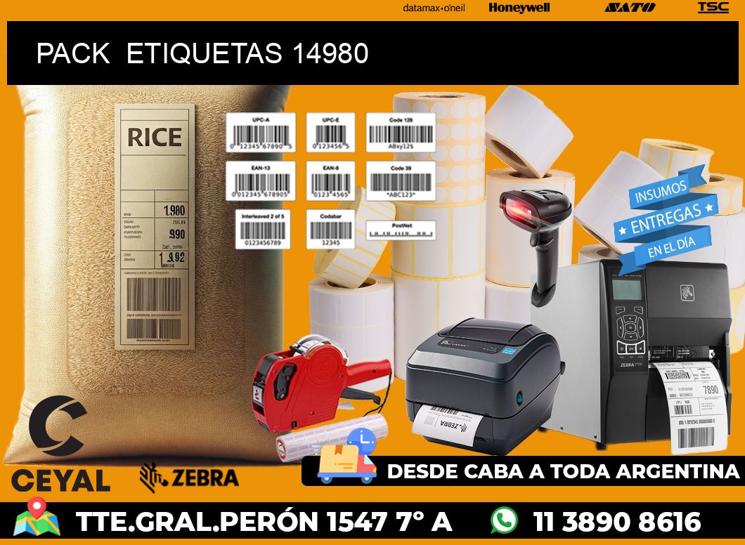 PACK ETIQUETAS 14980