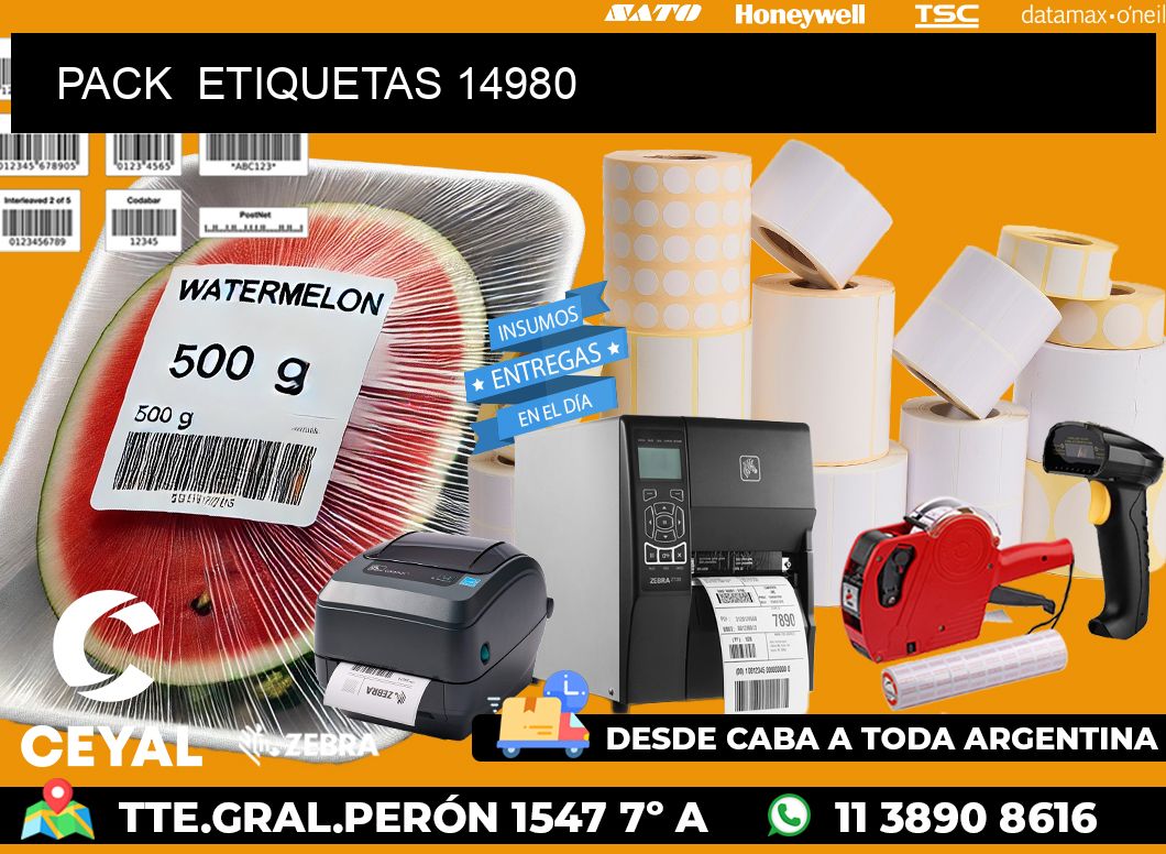 PACK ETIQUETAS 14980