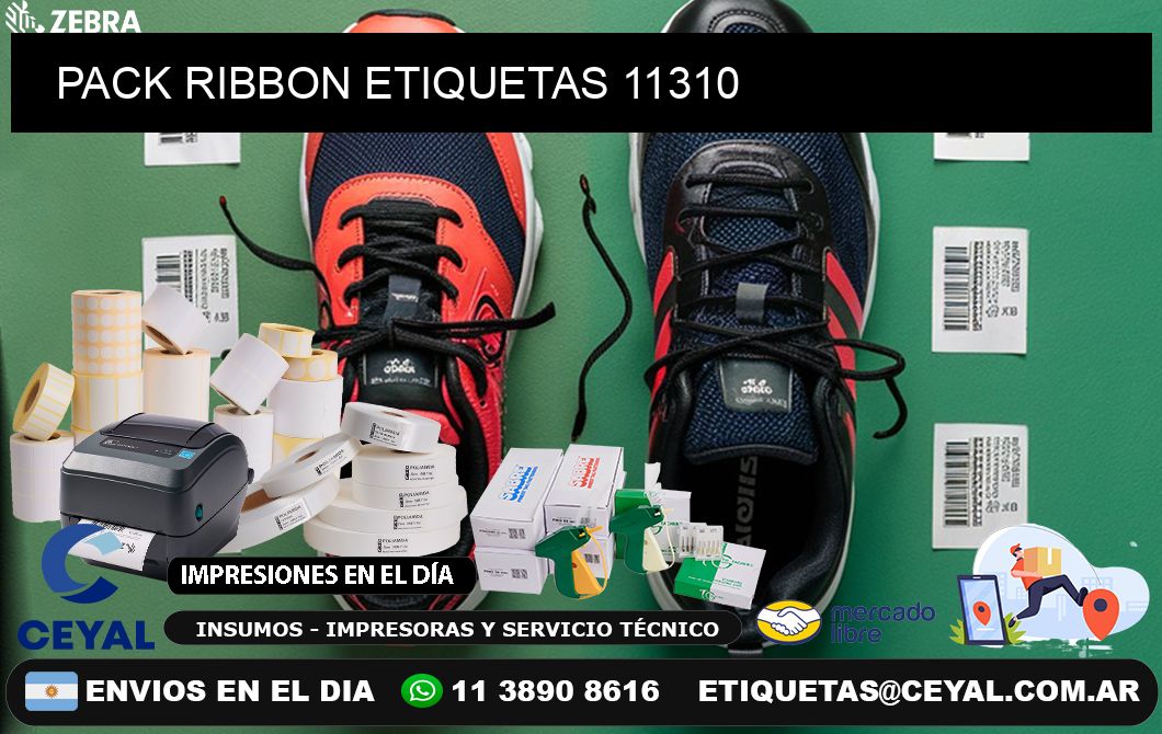 PACK RIBBON ETIQUETAS 11310