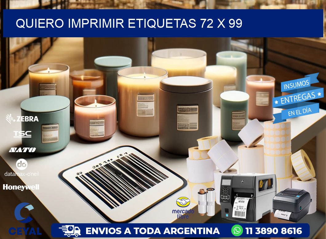 QUIERO IMPRIMIR ETIQUETAS 72 x 99