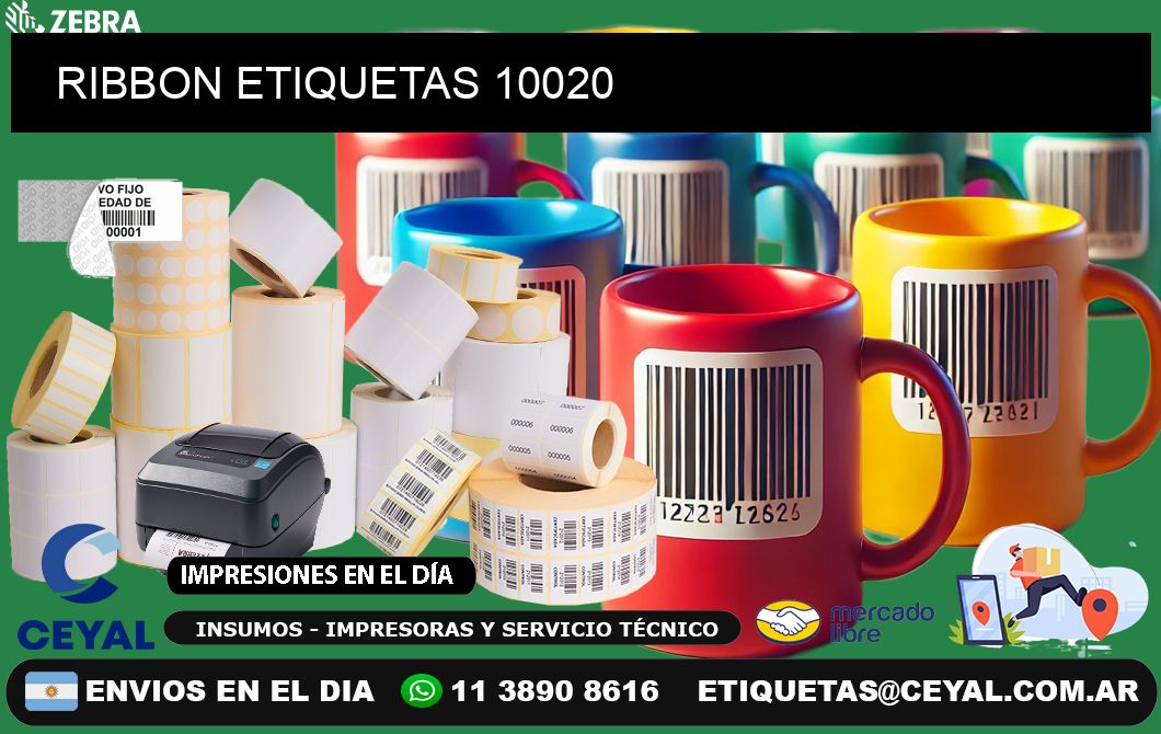 RIBBON ETIQUETAS 10020