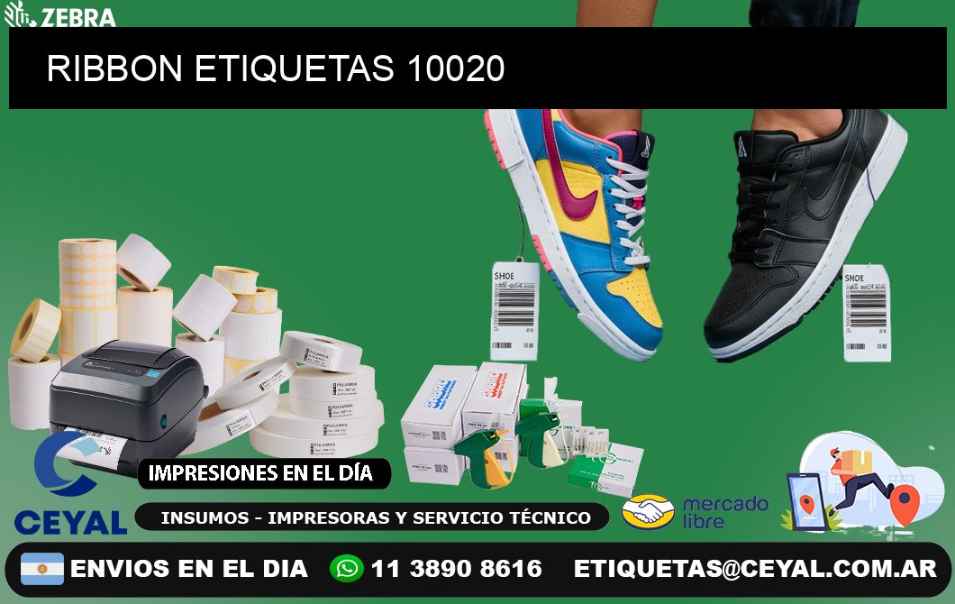 RIBBON ETIQUETAS 10020
