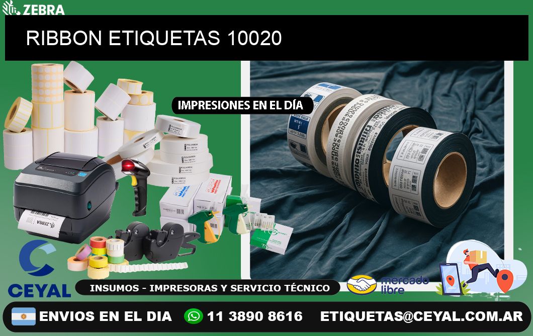 RIBBON ETIQUETAS 10020