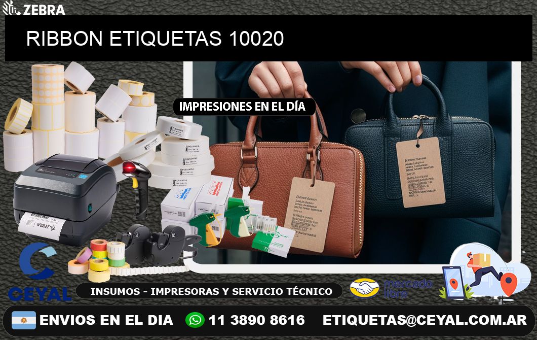 RIBBON ETIQUETAS 10020