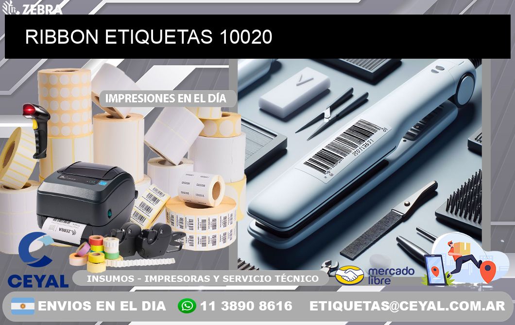 RIBBON ETIQUETAS 10020
