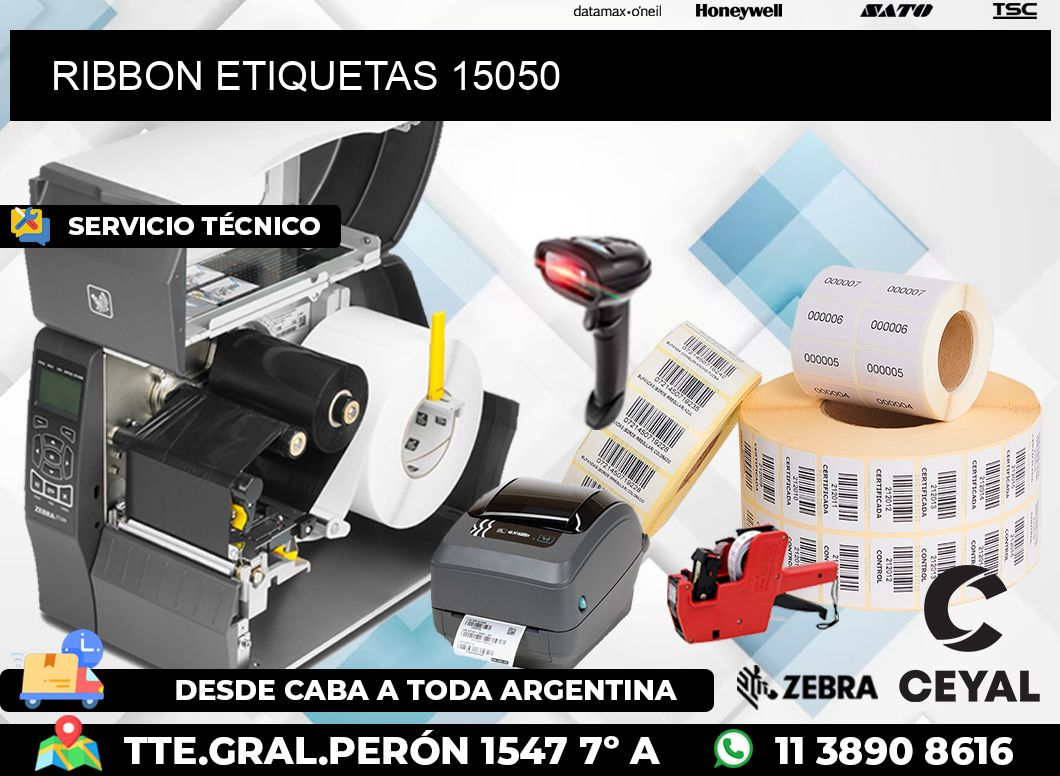 RIBBON ETIQUETAS 15050